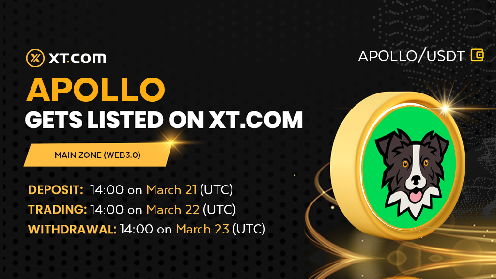 Apollo Crypto Listed on XT.com